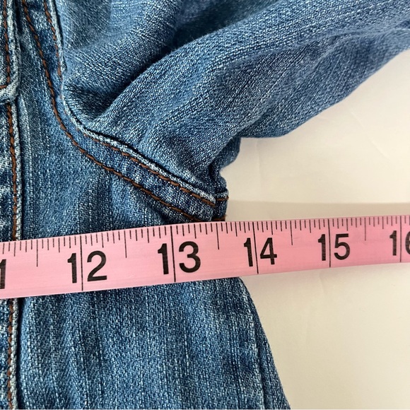 Lucky Brand Denim Snap Front Jean Jacket - Picture 14 of 15